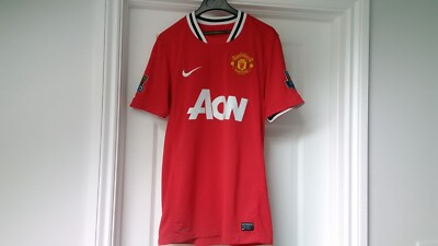 Manchester United Fußballtrikot Rooney #10 Nike Aon Home Small Herren Barclays