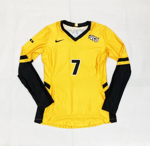 Nike VCU Virginia Rams Digital LS Volleyball Jersey Women's M L Gold Pick Your #