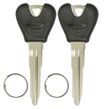2x New Uncut Key Blank For Ford Probe 93 - 97 With Ford Oval Logo 596756 H65 2x New Uncut Key Blank For Ford Probe 93 - 97 With Ford Oval Logo 596756 H65