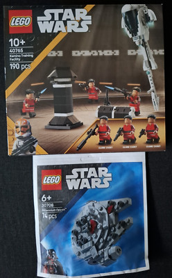 Lego Star Wars 40765 Ausbildungszentrum auf Kamino + 30708 Millenium Falke - Neu