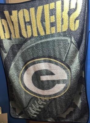 Green Bay Packers NFL Large Soft Throw Blanket 42'' X 60'' / 5 FT