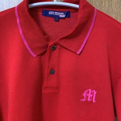 JUNYAWATANABE COMME des GARCONS MAN WO-T028 Polo Shirt M Red JUNYAWATANABE COMME des GARCONS MAN WO-T028 Polo Shirt M Red