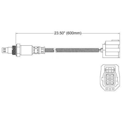 Front Oxygen O2 Sensor for Mazda 2 DY 2004 on 1.5L Pre-Cat Front Oxygen O2 Sensor for Mazda 2 DY 2004 on 1.5L Pre-Cat