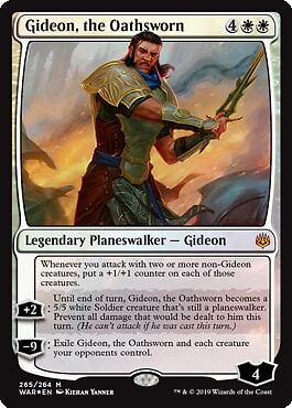 MTG foil ギデオンの誓い MTG Magic - Gideon, the Oathsworn - War of the Spark - Foil