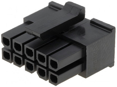 Molex 43025-1000 Micro-Fit 3.0 Female Housing Receptacle 10 Position Dual Row
