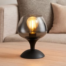 HvKvHvY Lampada da tavolo in ceramica vintage, lampada da comodino per