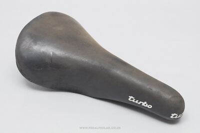 Selle Italia Turbo Reissue Suede Black Leather Saddle 2010s