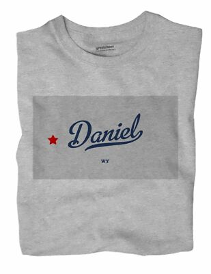 Daniel Wyoming WY Wyo T-Shirt MAP