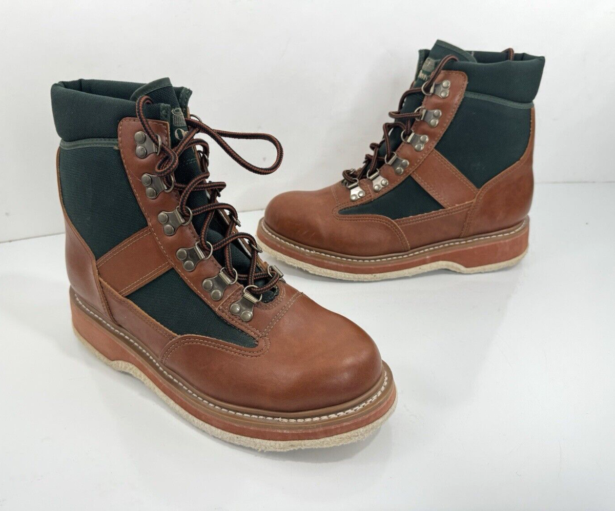 ORVIS - Felt Bottom Wading Fly Fishing 10 Boots - EXCELLENT | eBay