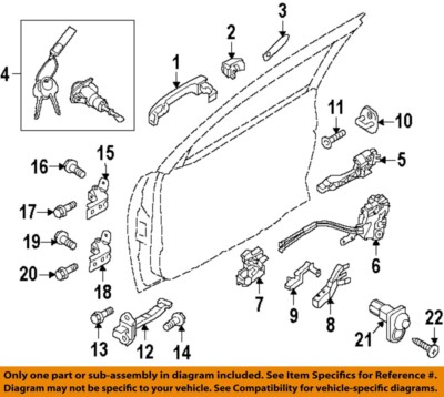 Hyundai OEM 11-16 Elantra Front Door-handle Base Left 826553X000
