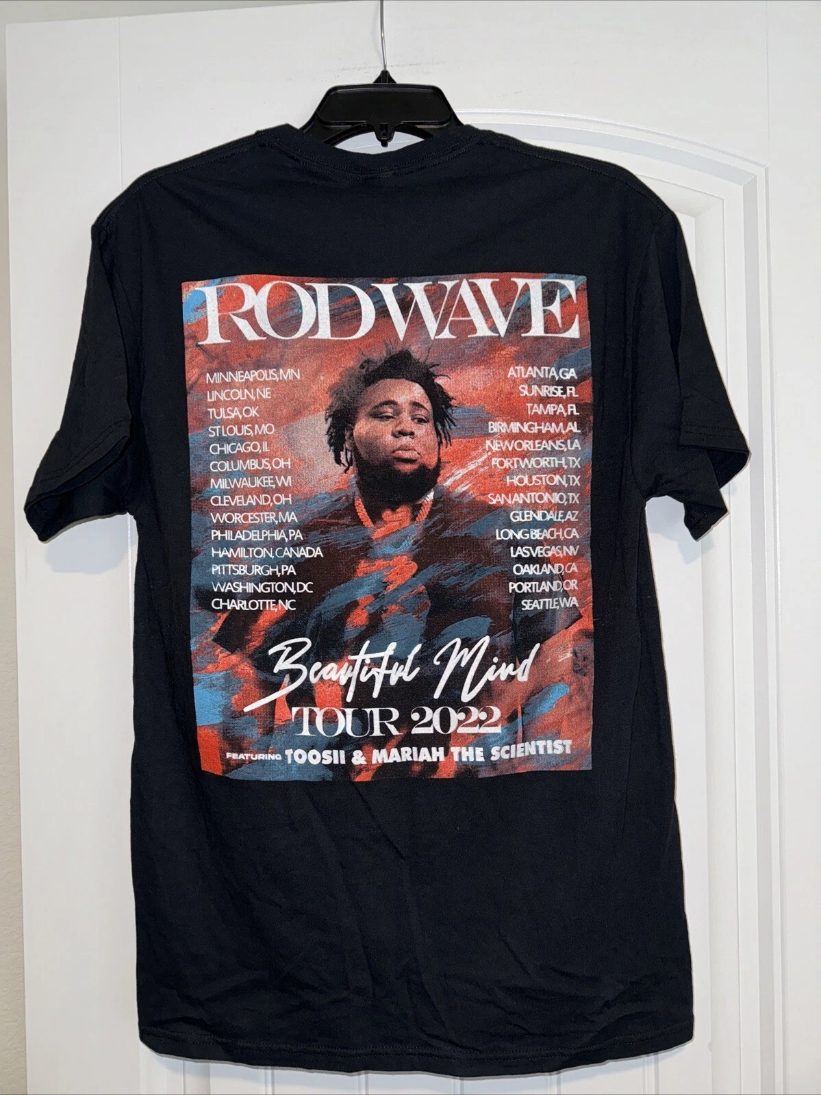 Rod Wave Beautiful Mind Tour Concert Shirt