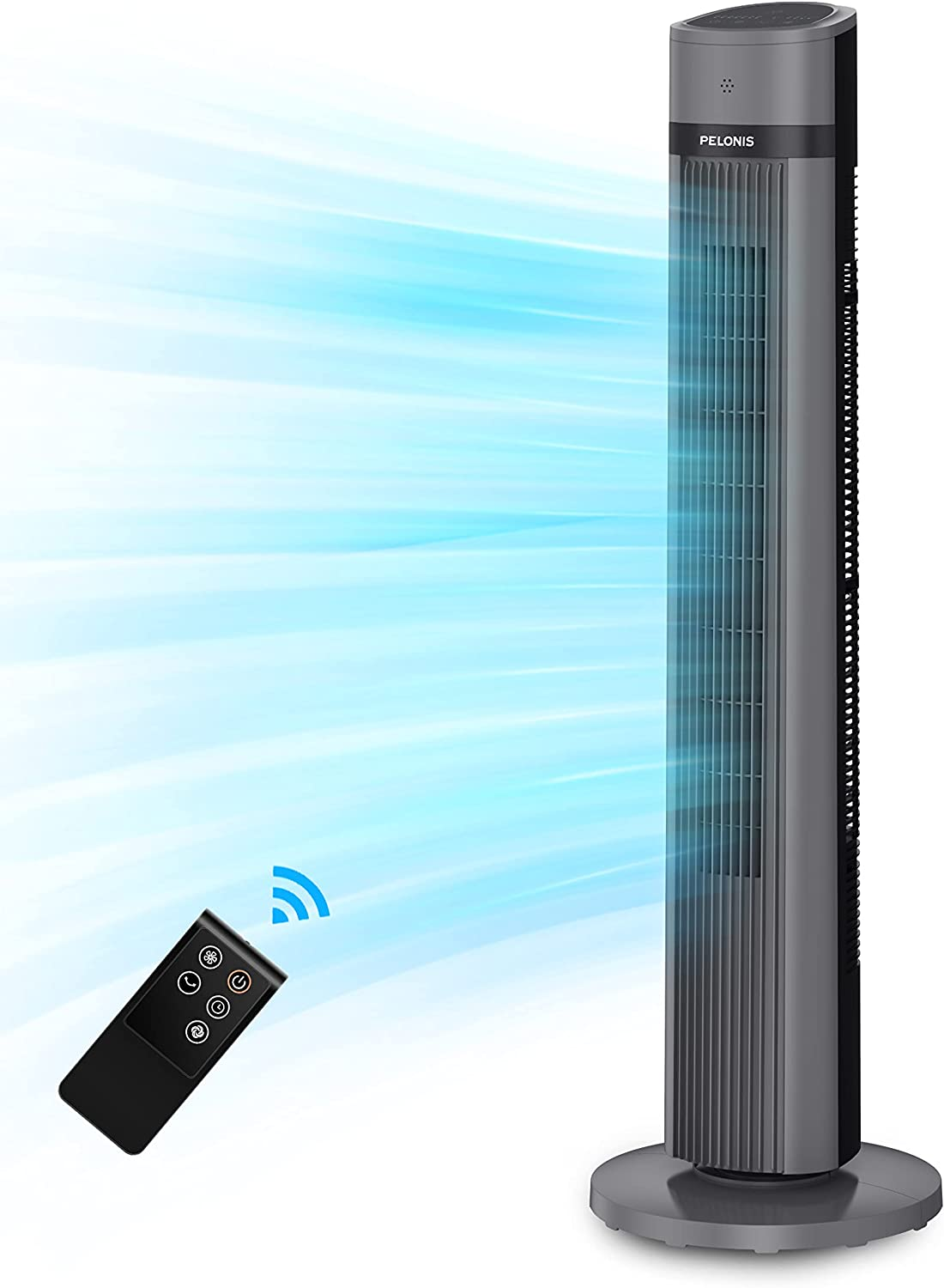 40''Oscillating Tower Fan | Remote Control | Quiet Stand up | 3 Speed Settings |