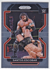 SANTOS ESCOBAR     * 2022 WWE Panini Prizm *  CHROME BASE CARD #160