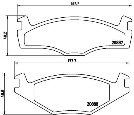 P 85 012 BREMBO Brake Pad Set, disc brake for ,SEAT,VW,VW (FAW),VW (SVW)