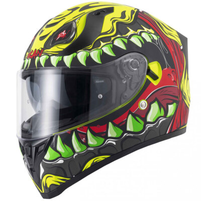 VCAN H128 TITAN WILD ECE 22.06 INTEGRALHELM MOTORRADHELM & INNENLIEGENDE SONNENBLENDE