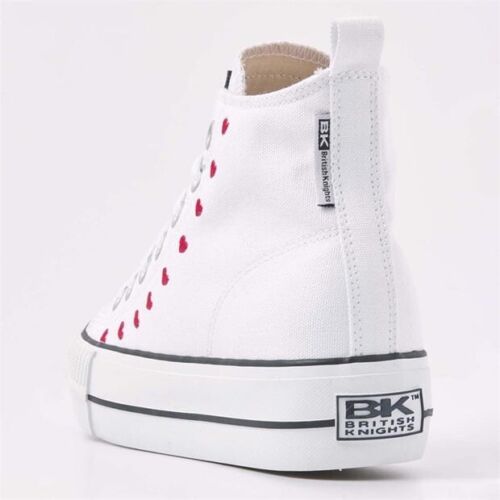 British Knights Kaya Mid Entrenadores Damas Blanco Talla UK 5 #REF197 - Imagen 4 de 12