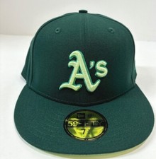 Oakland Athletics MLB NE MonoCamo Fitted Hat~Green