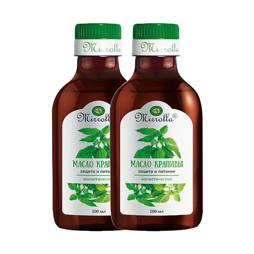 Kosmetisches Brennnessel öl mirrolla Brennnessel Dioica Blattextrakt, 2x 100 ml