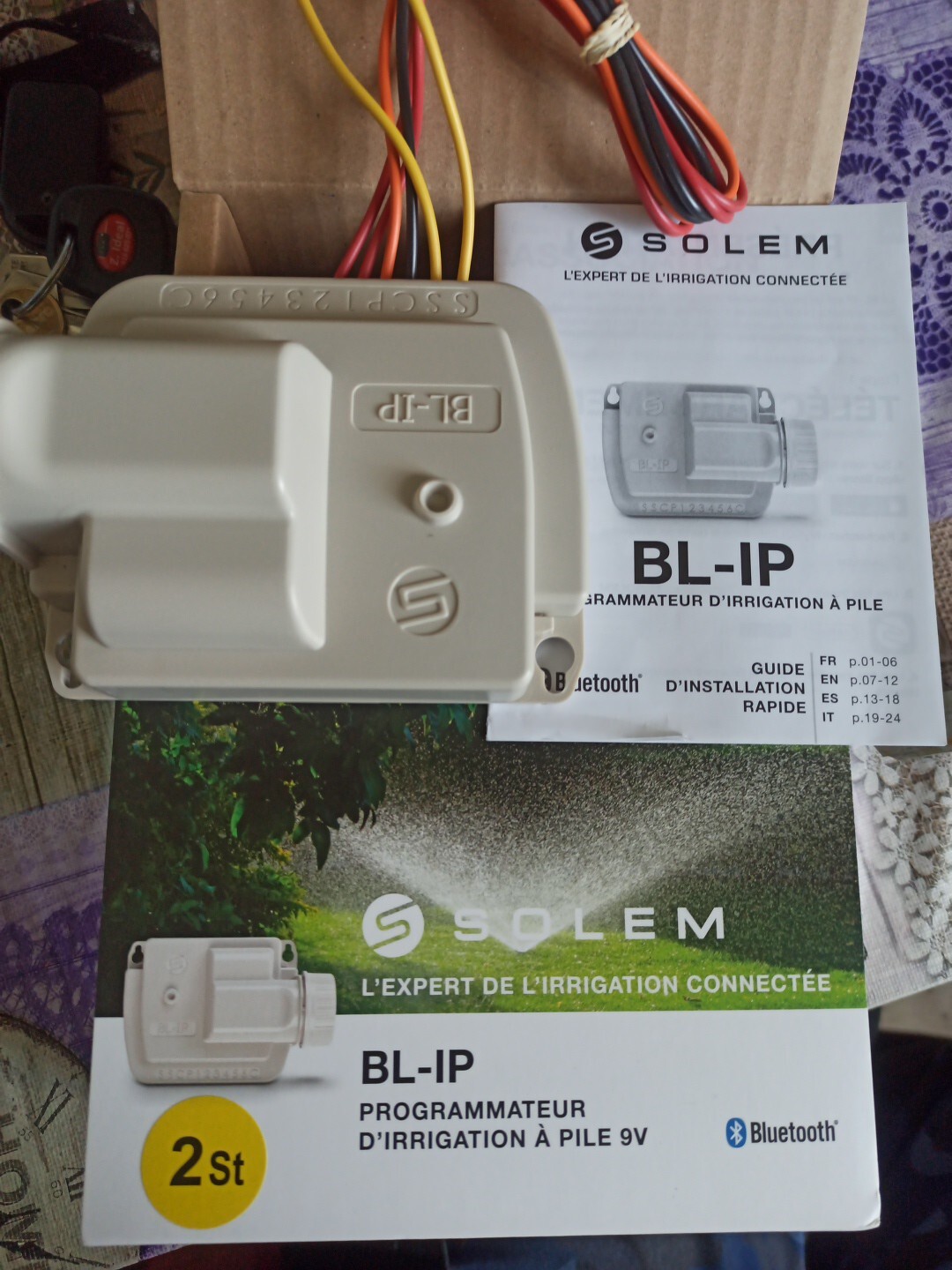 Programador Solem BL-IP A Pila Bluetooth 2 Estaciones