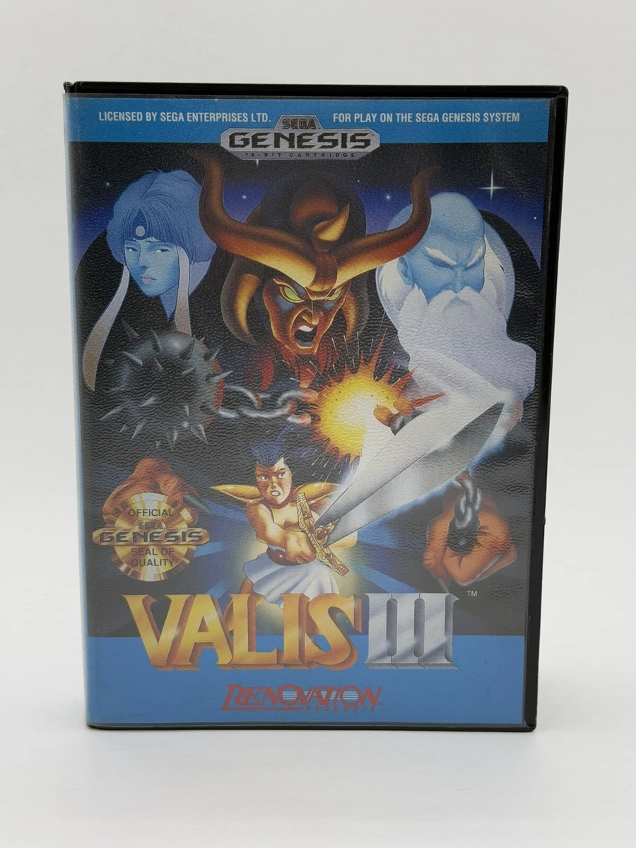 Jeu vidéo Sega Megadrive Valis III Genesis version US ( 1991 ) sans no