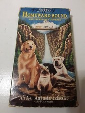 Walt Disney Pictures Presents Homeward Bound The Incredible Journey VHS Tape