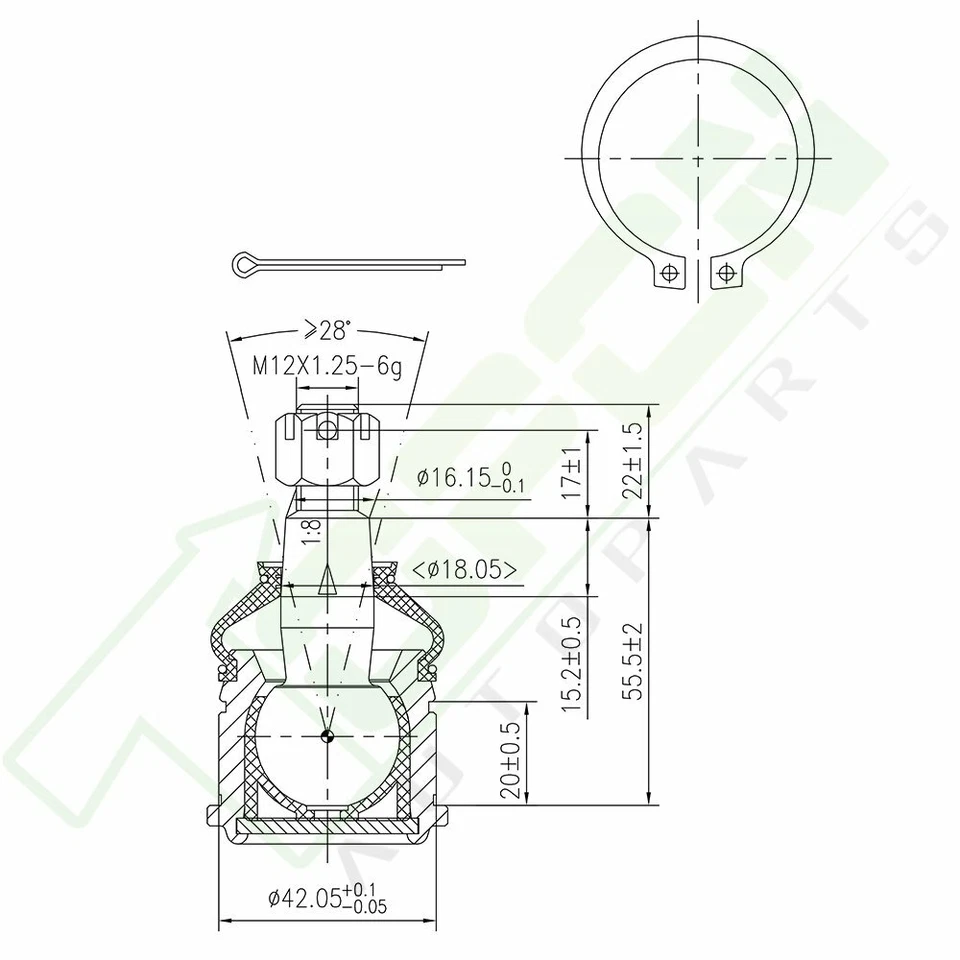 10pcs Front Sway Bars Control Arms Ball Joints For 1991 1992 1993 Honda Accord Foto 2 de 4