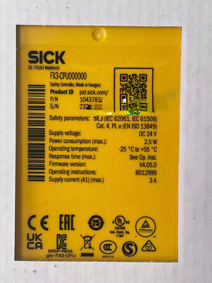 1pcs SICK FX3-CPU000000 1043783