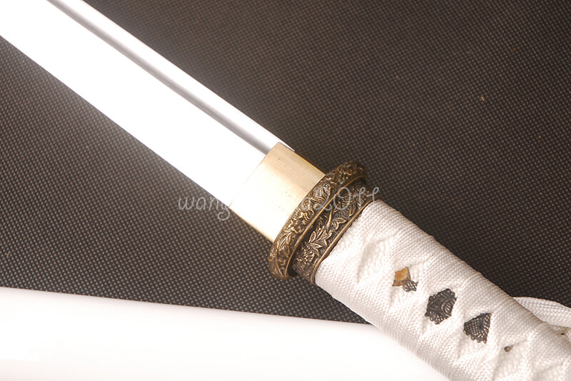 40''White Ninjato Japanese Ninja Double Edge Functional