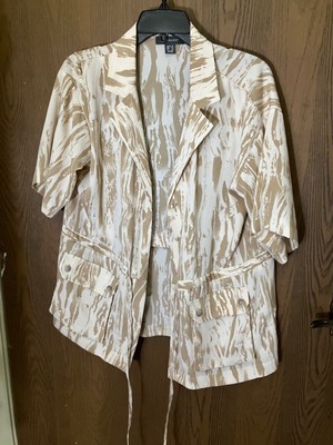 Primark Cream and Beige Top - Size 12