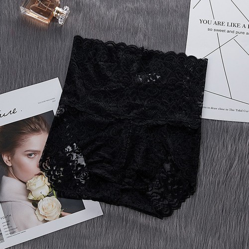 3Pcs Womens Lace High Waist Panties Underwear Briefs Lingerie Knicker Plus Size - Picture 8 of 52