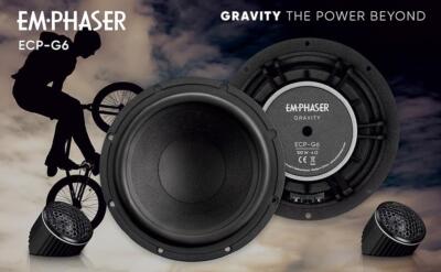 Emphaser ECP-G6 Gravity 16.5 cm (6.5'') 2-Way Component Speaker Set 120 W