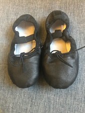 Premium Authentic Leather Ballet Slipper/Ballet Shoes, Size 11/180 mm, pre-owned