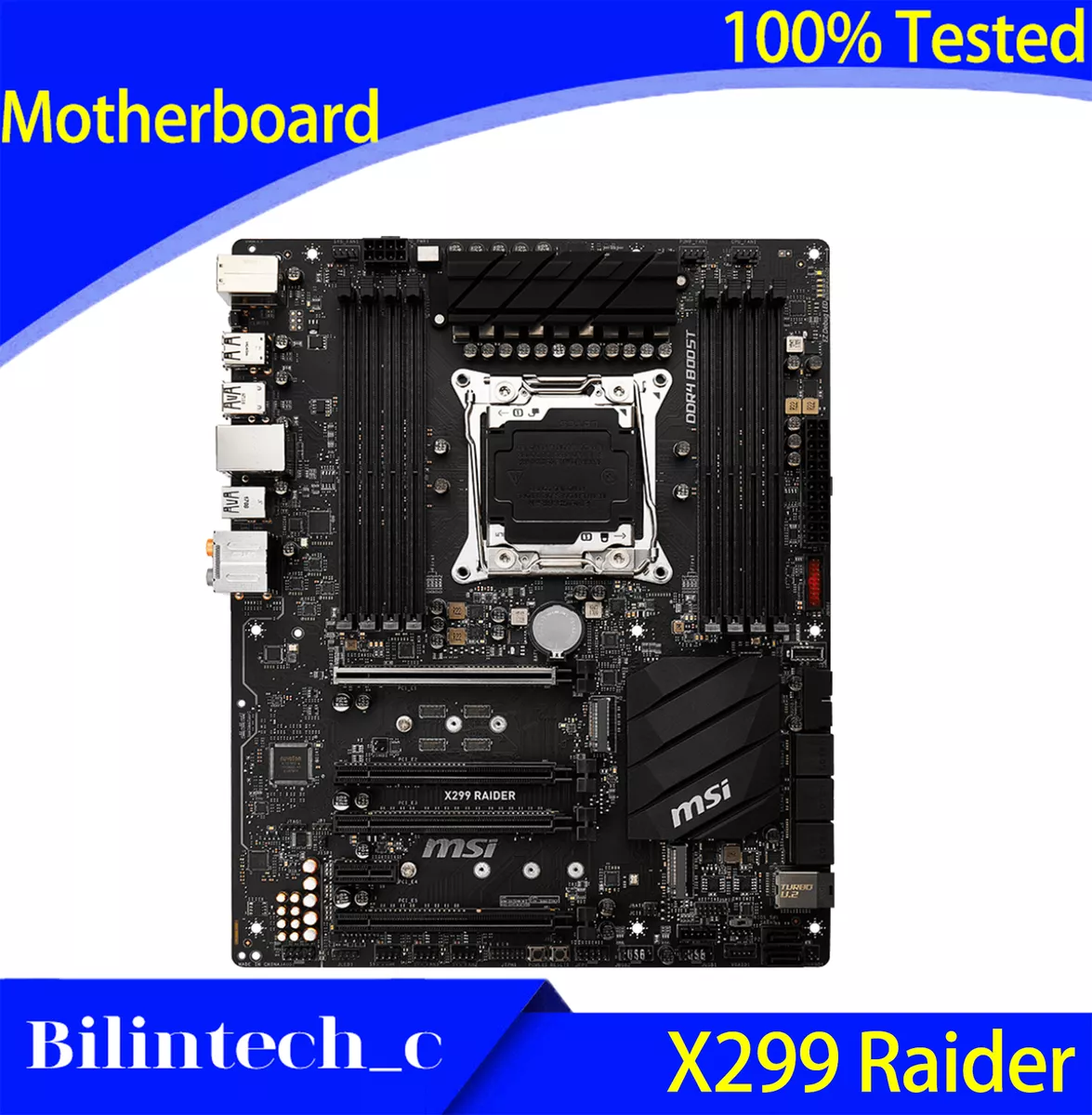 FOR MSI x299 RAIDER Motherboard LGA2066 interface Supports 7900