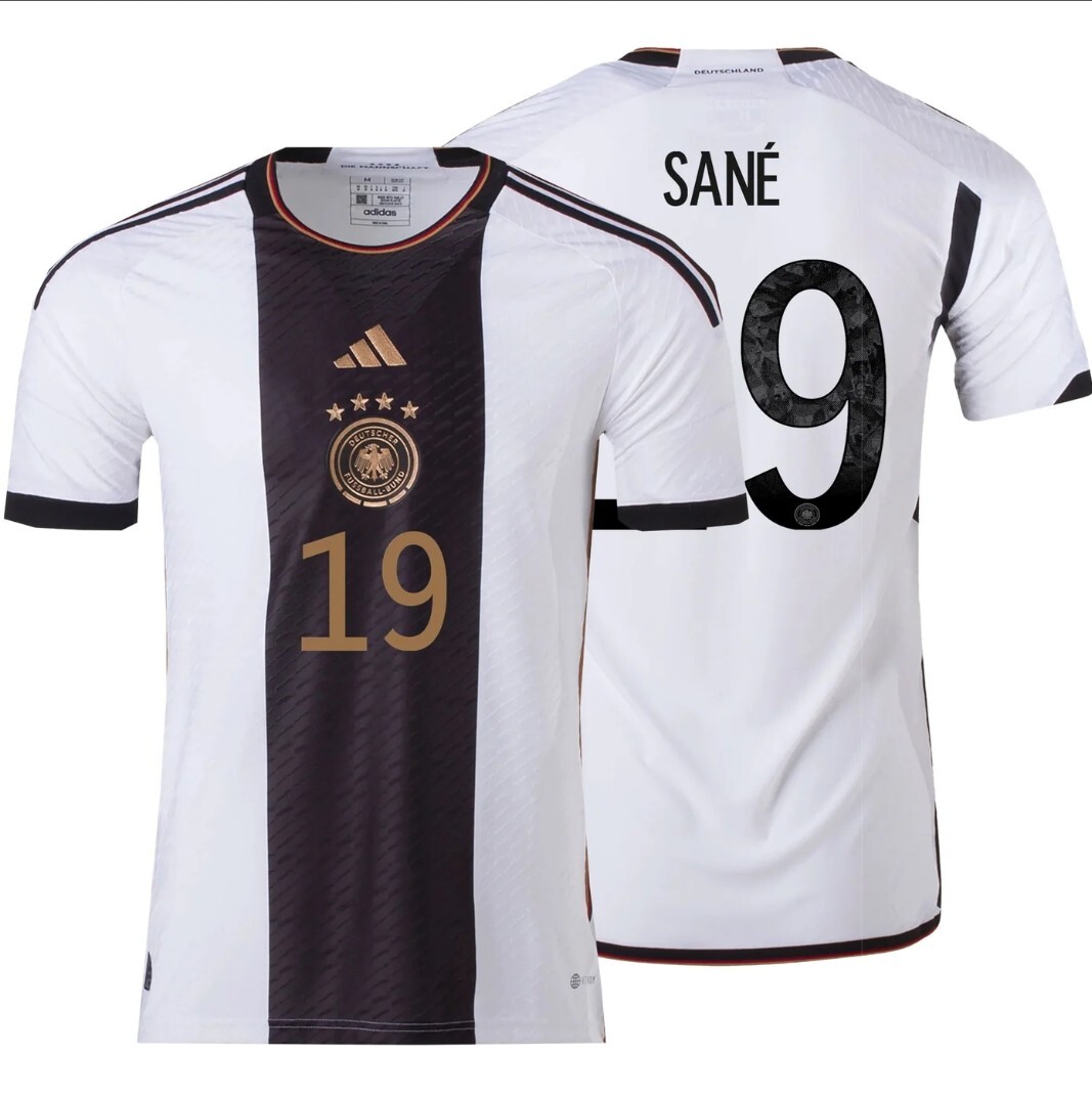 Adidas 22/23 Germany Home Football Soccer Jersey #19 Sane World