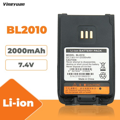 10PC Bateria wymienna BL1502 BL2010 do radia Hytera PD502 PD602 PD605 PD685 - Zdjęcie 3 z 12