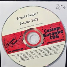 25A   CUSTOM SOUND CHOICE  KARAOKE CDG LOT LONG DRIVE