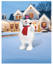 5 Ft 9 In Frosty The Snowman Animatronic Free Shipping!!