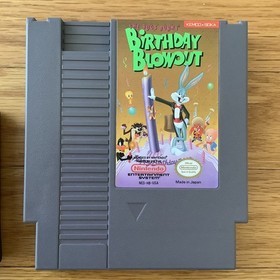 BUGS BUNNY BIRTHDAY BLOWOUT CIB for Nintendo NES (Kemco, 1990), TESTED & WORKS!