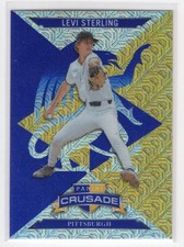 #11 2025 Panini Crusade BLUE MOJO Levi Sterling Pittsburgh Pirates