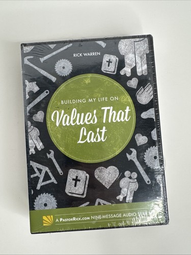 Building A Life On Values That Last 9-Disc AUDIO BOOK CD biblical Rick Warren - 第 1/6 張圖片