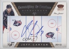 2011 Panini Crown Royale Scratching the Surface Signatures Jeff Carter Auto 0gc7