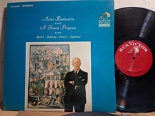 RCA LSC-2751 RUBINSTEIN A French Program Ravel Poulenc Fauré Chabrier 1964 WD NM