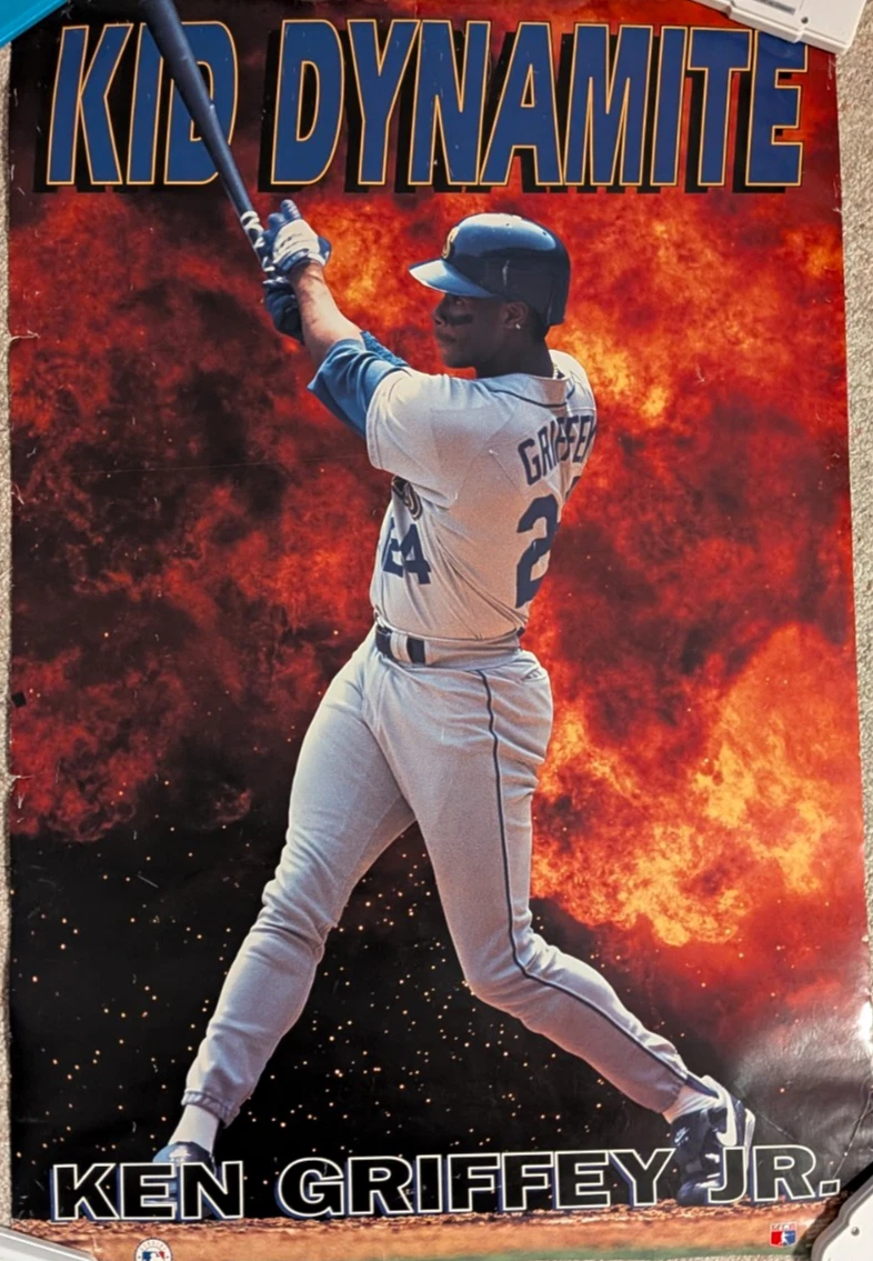 Seattle Mariners Baseball Ken Griffey, Jr. Vintage Sports Posters