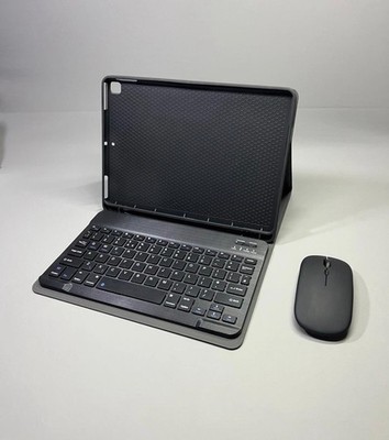 Folio Tastatur Maus Abdeckung Ständer Hülle für iPad 9. 8. 7. 10,2 Zoll & Air 10,5 Zoll