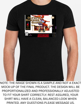Olympic Summer Games SNES Graphic T Shirt Men or Women NEW