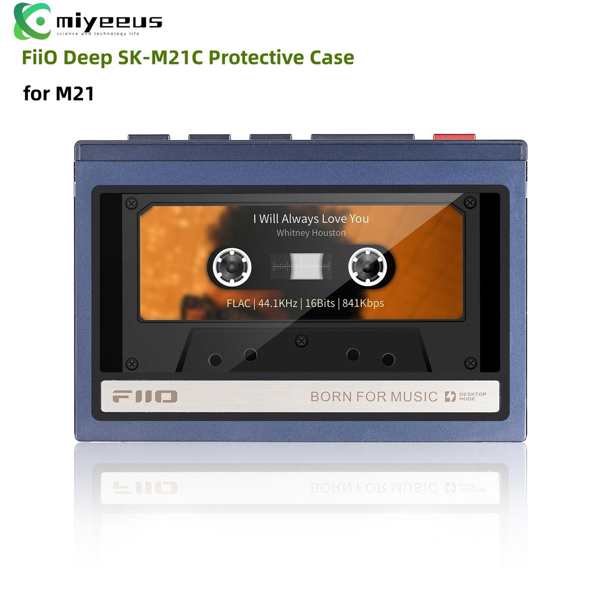 FiiO SK-M21C Retro Cassette-style Protective Case f/M21 HiFi Music
