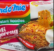 2 Bag 5 Packs Each Indomie Instant Spicy Fried Noodles