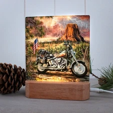 Motorcycle Open Road Led Tabletop Night light