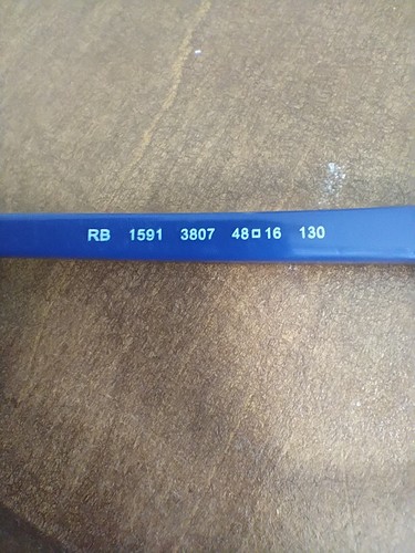 Ray-Ban RB1591 Jugend Brillengestell Vollrand blau/rosa rechteckig - Bild 7 von 10