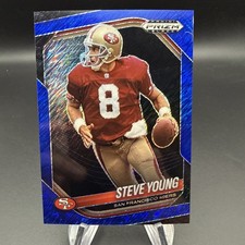 /35 2025 Prizm Black FOTL Blue Shimmer Steve Young 49ers